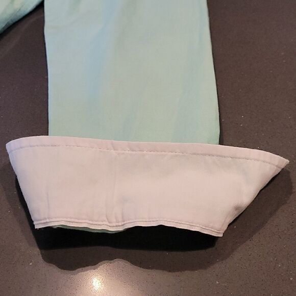 Croft&Barrow sz L mint colored button up snort - Picture 9 of 11